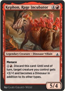 Stegron the Dinosaur Man - Through the Omenpaths