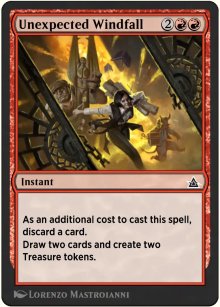 Unexpected Windfall - Through the Omenpaths - Bonus sheet