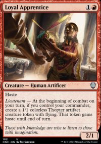 Loyal Apprentice - Phyrexia: All Will Be One Commander Decks