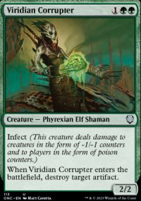 Viridian Corrupter - Phyrexia: All Will Be One Commander Decks