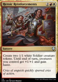 Heroic Reinforcements - Phyrexia: All Will Be One Commander Decks