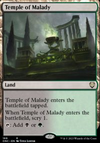 Temple of Malady - Phyrexia: All Will Be One Commander Decks