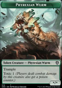 Phyrexian Wurm - Phyrexia: All Will Be One Commander Decks