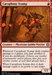 Cacophony Scamp - Phyrexia: All Will Be One