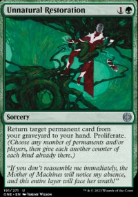 Unnatural Restoration - Phyrexia: All Will Be One