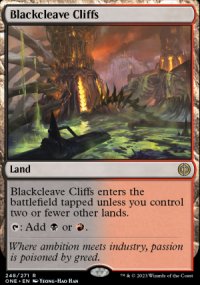 Blackcleave Cliffs 1 - Phyrexia: All Will Be One