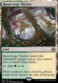 Razorverge Thicket - Phyrexia: All Will Be One