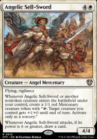 Angelic Sell-Sword 1 - Outlaws of Thunder Junction Commander Decks