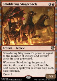 Smoldering Stagecoach 1 - Outlaws of Thunder Junction Commander Decks