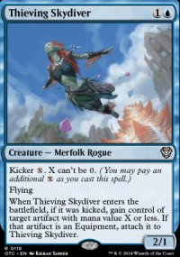 Thieving Skydiver - Outlaws of Thunder Junction Commander Decks