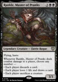 Rankle, Master of Pranks - Outlaws of Thunder Junction Commander Decks