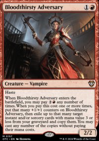 Bloodthirsty Adversary - Outlaws of Thunder Junction Commander Decks