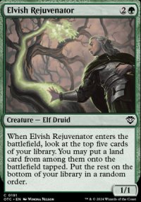 Elvish Rejuvenator - Outlaws of Thunder Junction Commander Decks
