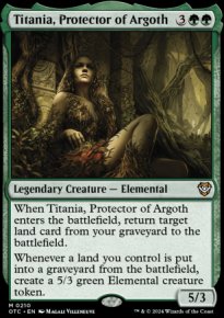 Titania, Protector of Argoth - Outlaws of Thunder Junction Commander Decks