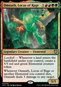 Omnath, Locus of Rage - Outlaws of Thunder Junction Commander Decks