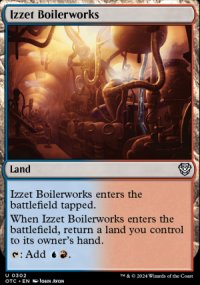 Izzet Boilerworks - Outlaws of Thunder Junction Commander Decks