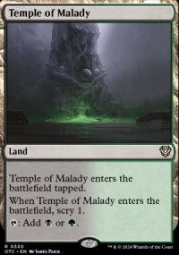 Temple of Malady - Outlaws of Thunder Junction Commander Decks