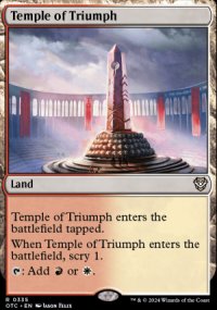 Temple of Triumph - Outlaws of Thunder Junction Commander Decks