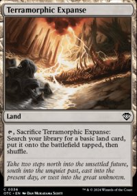 Terramorphic Expanse - Outlaws of Thunder Junction Commander Decks