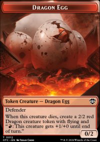 Dragon Egg Token - Outlaws of Thunder Junction Commander Decks