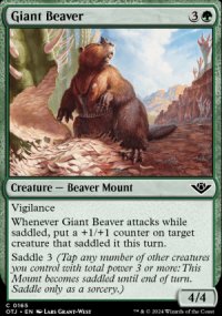 Giant Beaver - Outlaws of Thunder Junction