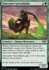 Outcaster Greenblade - Outlaws of Thunder Junction