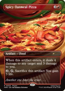 Spicy Oatmeal Pizza - Misc. Promos