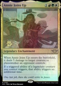 Annie Joins Up - Prerelease Promos