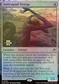 Anticausal Vestige - Prerelease Promos