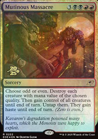 Mutinous Massacre - Prerelease Promos