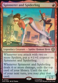 Spinneret and Spiderling - Prerelease Promos