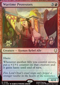 Wartime Protestors - Prerelease Promos