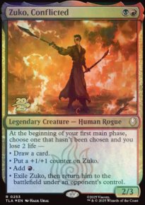 Zuko, Conflicted - Prerelease Promos