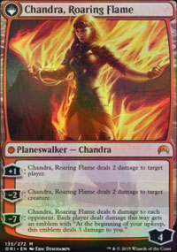 Chandra, Roaring Flame - Prerelease Promos