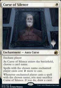 Curse of Silence - Planeswalker symbol stamped promos