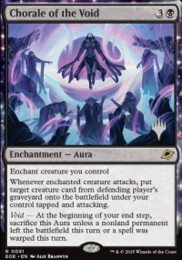 Chorale of the Void - Planeswalker symbol stamped promos