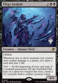 Elegy Acolyte - Planeswalker symbol stamped promos