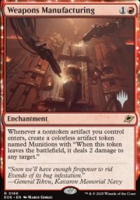 Weapons Manufacturing - Planeswalker symbol stamped promos