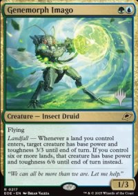 Genemorph Imago - Planeswalker symbol stamped promos