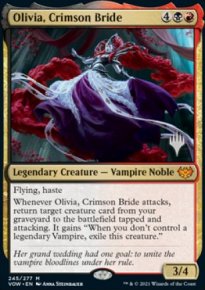 Olivia, Crimson Bride - Planeswalker symbol stamped promos