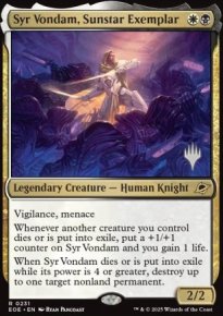 Syr Vondam, Sunstar Exemplar - Planeswalker symbol stamped promos