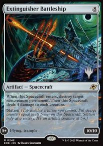 Extinguisher Battleship - Planeswalker symbol stamped promos