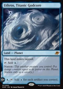 Uthros, Titanic Godcore - Planeswalker symbol stamped promos