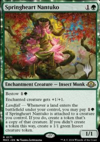 Springheart Nantuko - Planeswalker symbol stamped promos