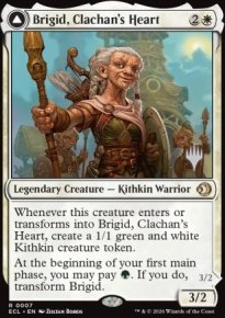 Brigid, Clachan's Heart - Planeswalker symbol stamped promos