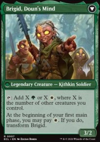 Brigid, Doun's Mind - Planeswalker symbol stamped promos