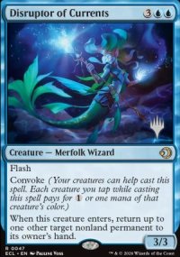 Disruptor of Currents - Planeswalker symbol stamped promos