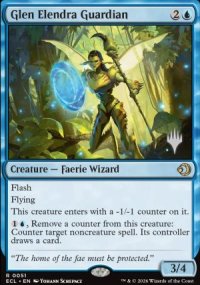 Glen Elendra Guardian - Planeswalker symbol stamped promos