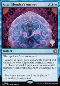 Glen Elendra's Answer - Planeswalker symbol stamped promos