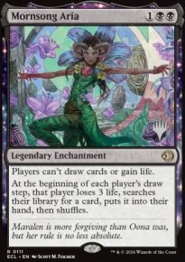 Mornsong Aria - Planeswalker symbol stamped promos